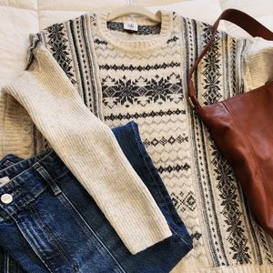 Cabi Northern Lights Chalet Oversized Long Sleeve Women's XS Sweater